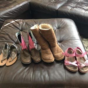 Size 1 Girls Shoe Lot